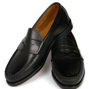 Weltline Penny Loafers - Black Calf Size 10.5